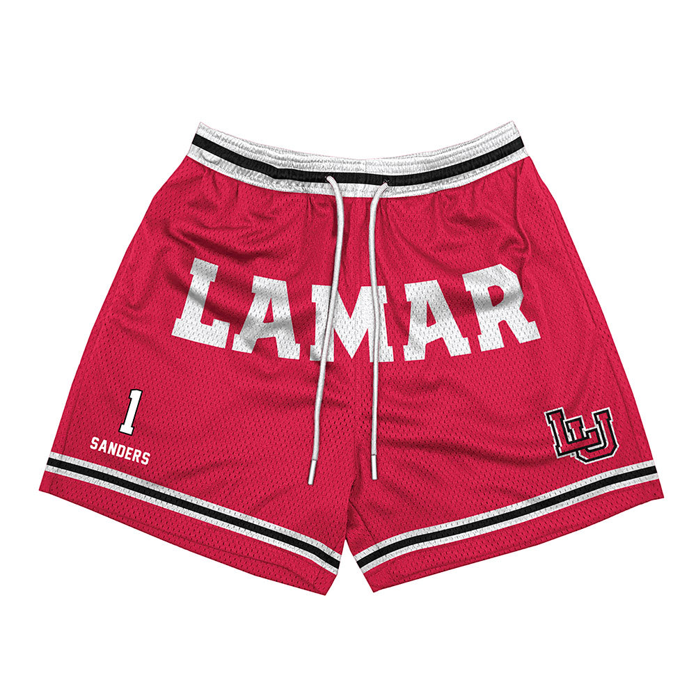 Lamar - NCAA Men's Basketball : Quinton Sanders - Shorts-0