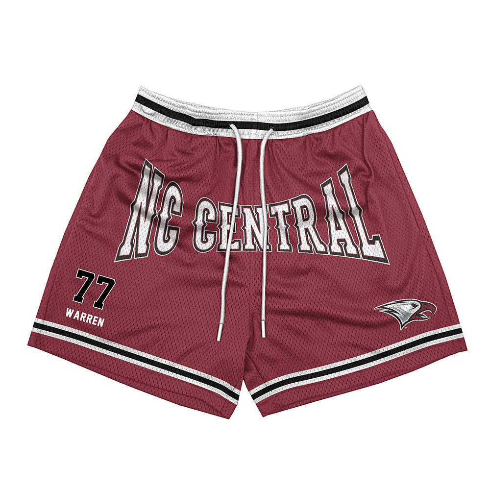 NCCU - NCAA Football : Seven Warren - Shorts