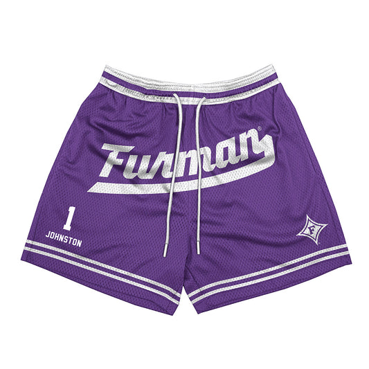 Furman - NCAA Men's Basketball : Charles Johnston - Shorts-0