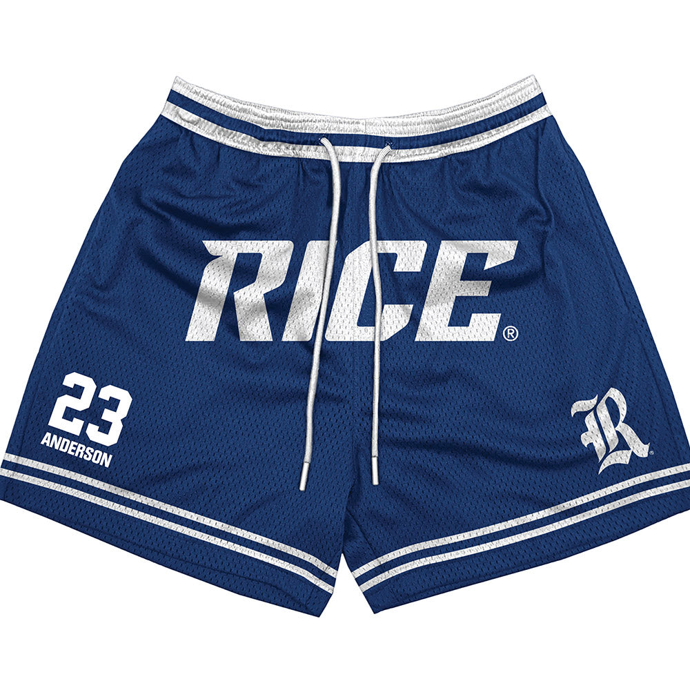 Rice - NCAA Men's Basketball : Nick Anderson - Shorts-0