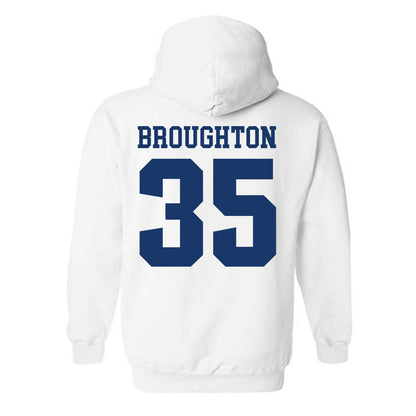 Francis Marion - NCAA Men's Basketball : Jaden Broughton - Classic Shersey Hooded Sweatshirt-1