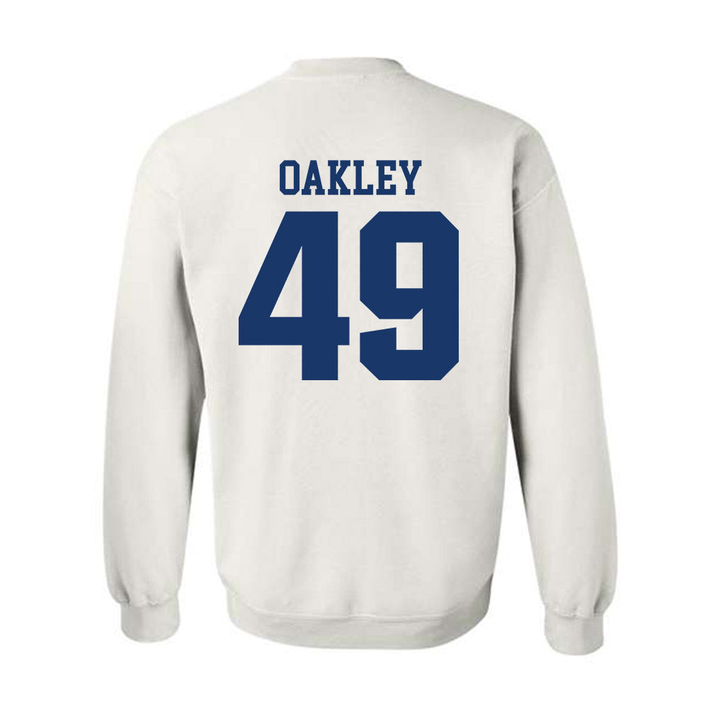 Francis Marion - NCAA Baseball : Caleb Oakley - Classic Shersey Crewneck Sweatshirt-1