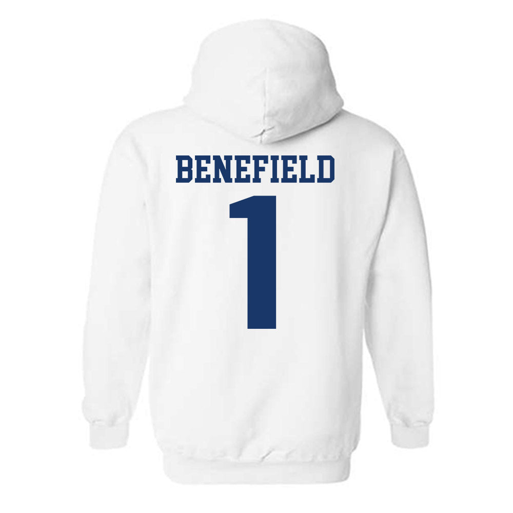Francis Marion - NCAA Women's Basketball : Jaliyah Benefield - Classic Shersey Hooded Sweatshirt-1