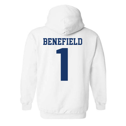 Francis Marion - NCAA Women's Basketball : Jaliyah Benefield - Classic Shersey Hooded Sweatshirt-1