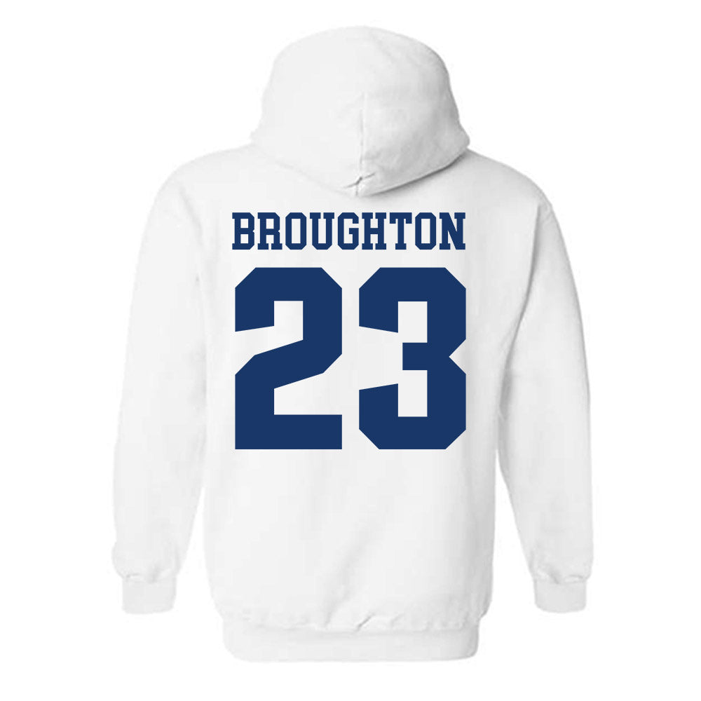 Francis Marion - NCAA Men's Basketball : Jaden Broughton - Classic Shersey Hooded Sweatshirt-1