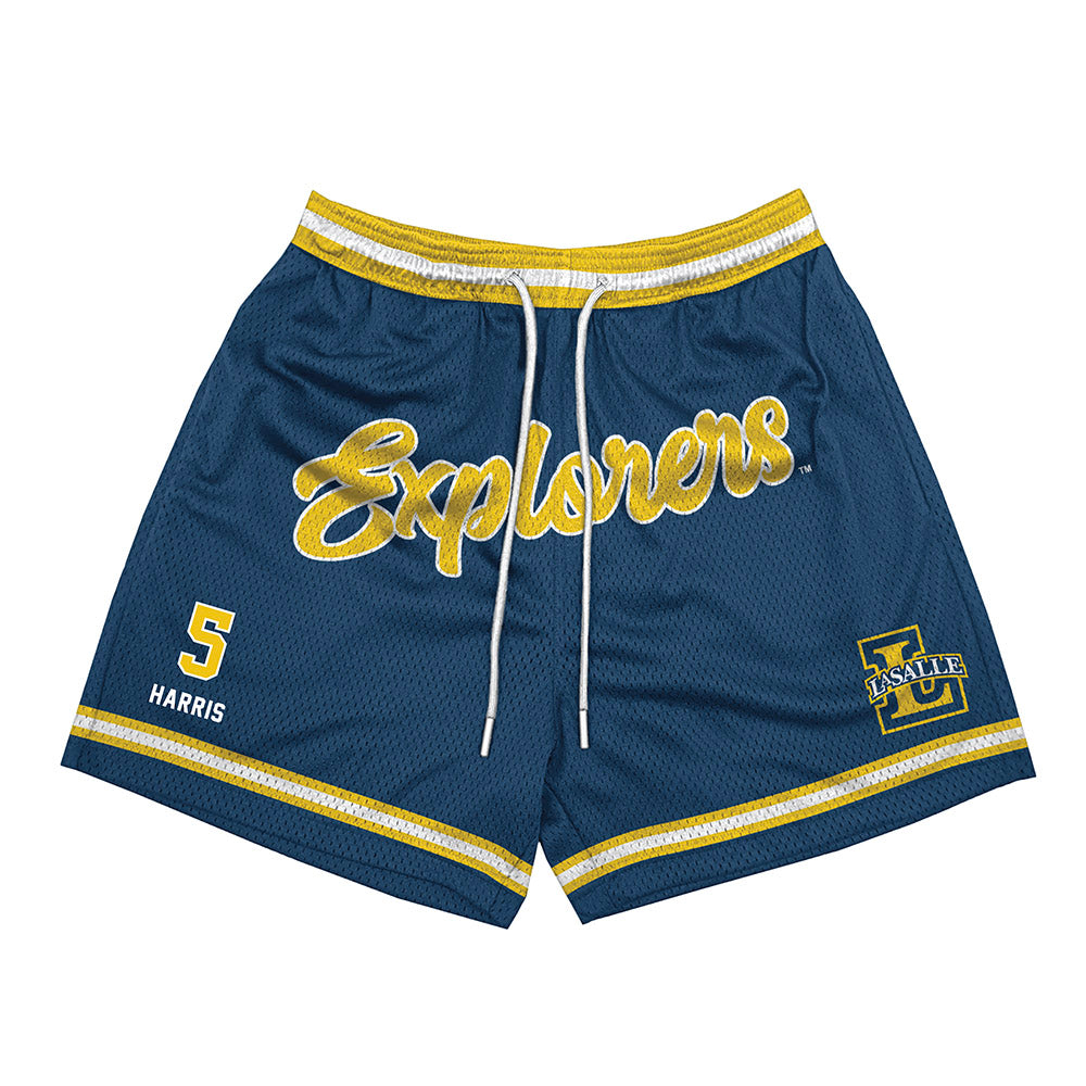 La Salle - NCAA Men's Basketball : Josiah Harris - Shorts-0
