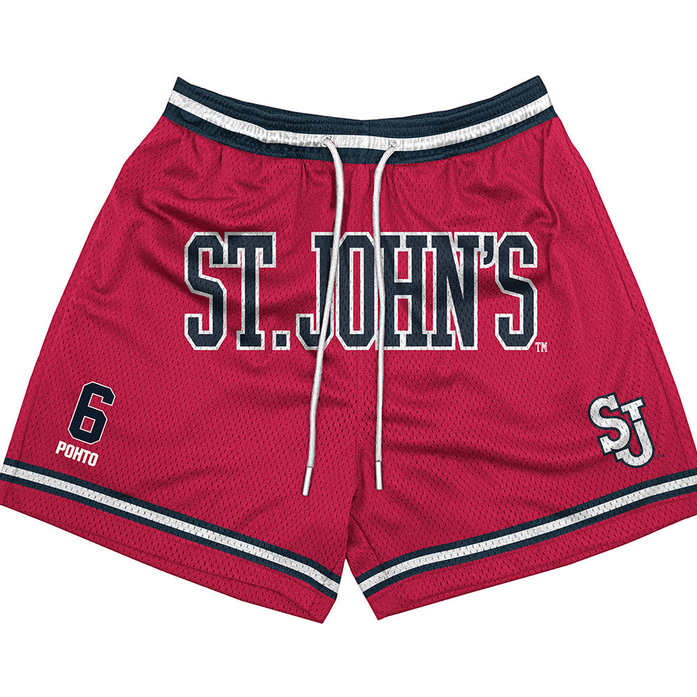 St. Johns - NCAA Men's Basketball : Casper Pohto - Shorts-0