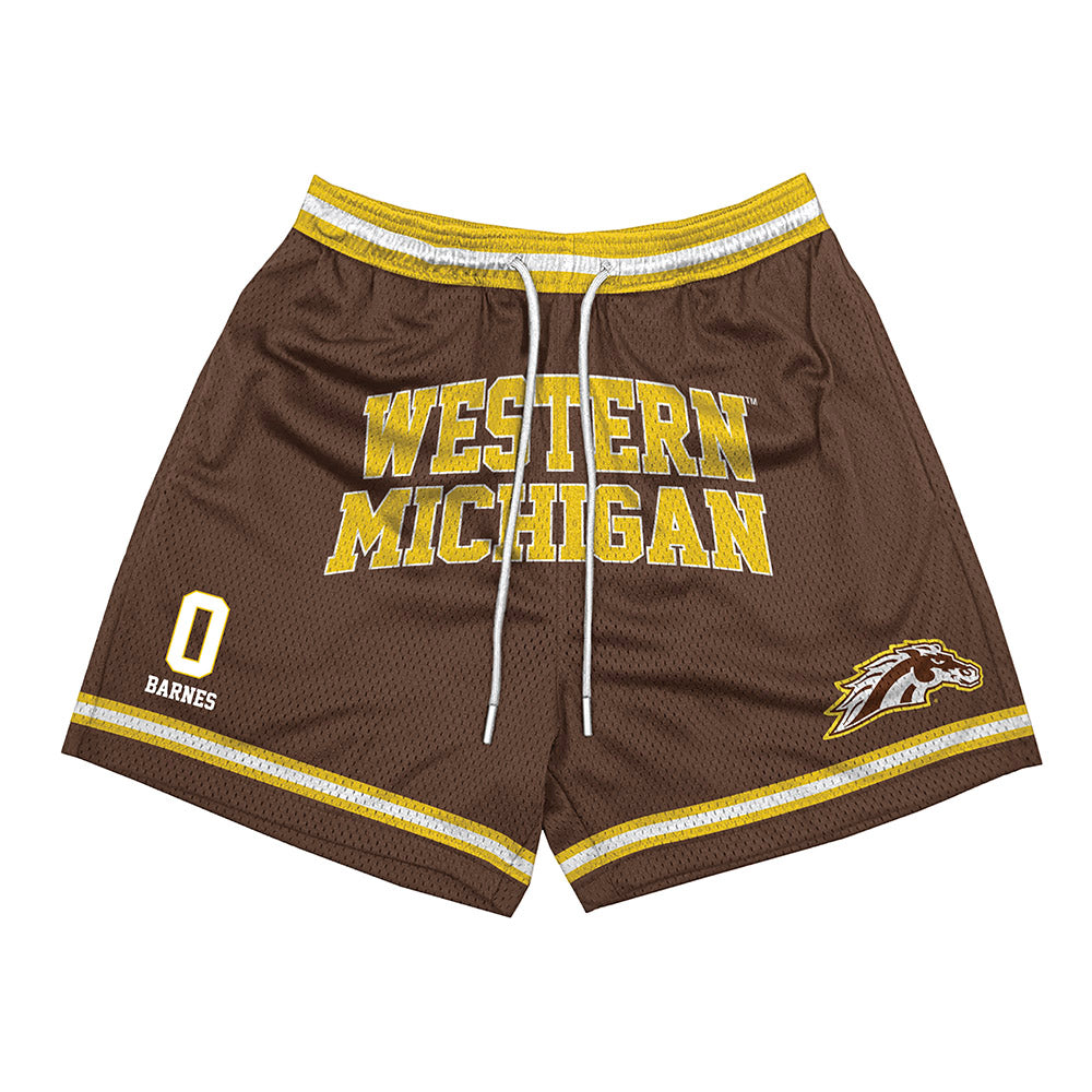 Western Michigan - NCAA Men's Basketball : Sharod Barnes - Shorts-0