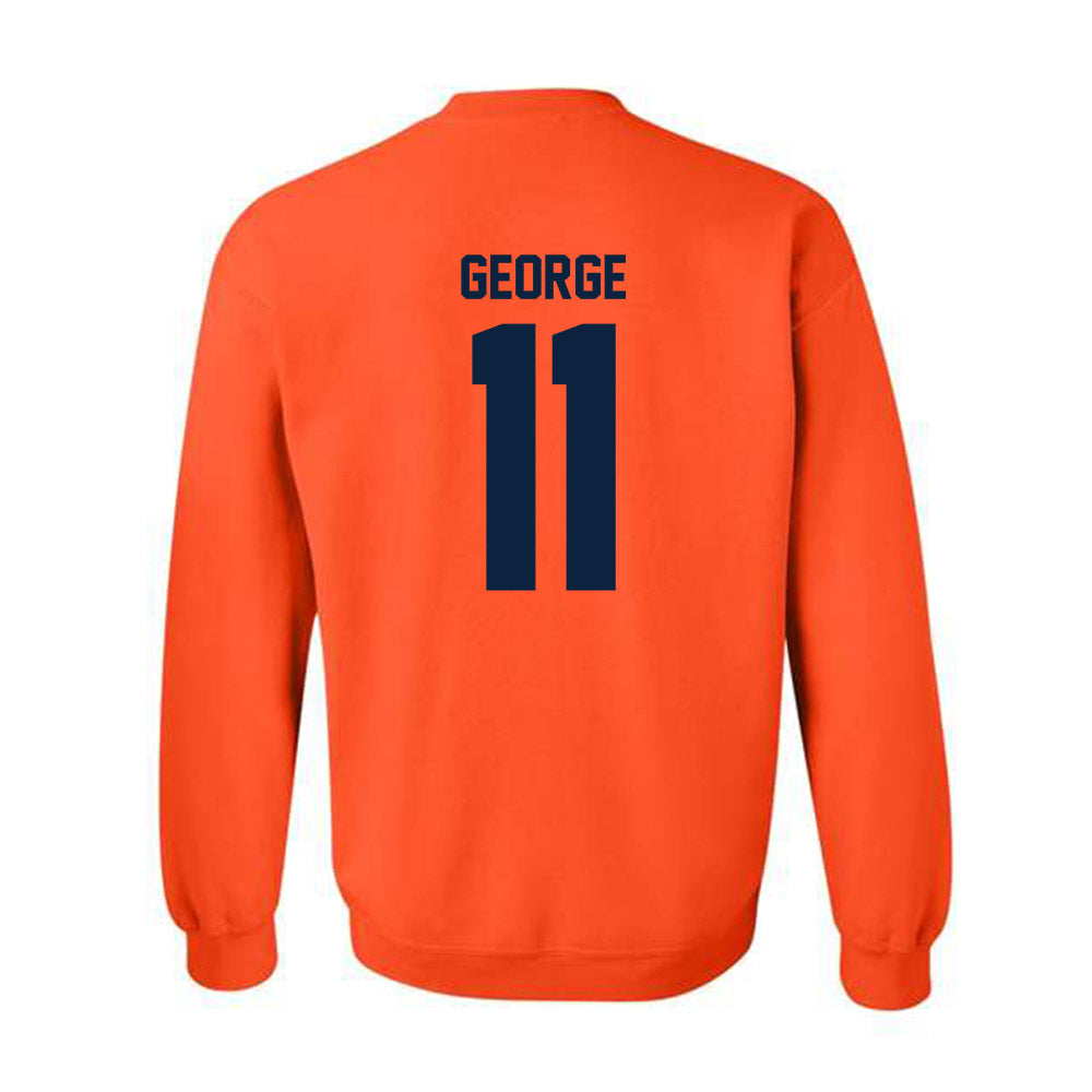 Syracuse - NCAA Men's Basketball : Naithan George - Classic Shersey Crewneck Sweatshirt-1