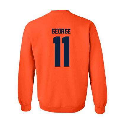 Syracuse - NCAA Men's Basketball : Naithan George - Classic Shersey Crewneck Sweatshirt-1