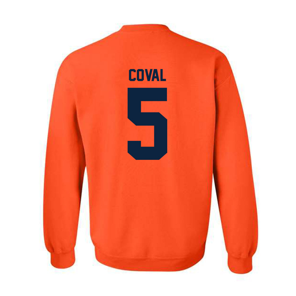 Syracuse - NCAA Women's Soccer : Julia Coval - Classic Shersey Crewneck Sweatshirt-1