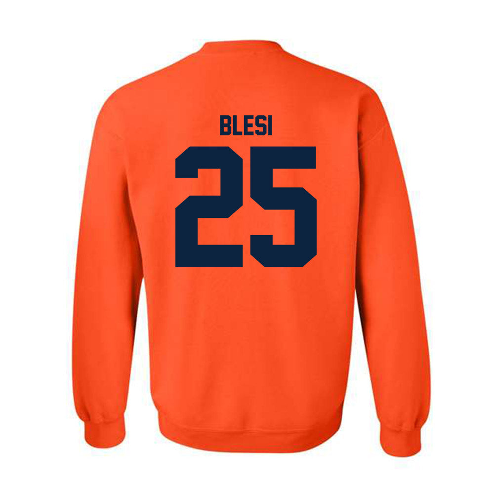 Syracuse - NCAA Women's Lacrosse : Ella Blesi - Classic Shersey Crewneck Sweatshirt-1