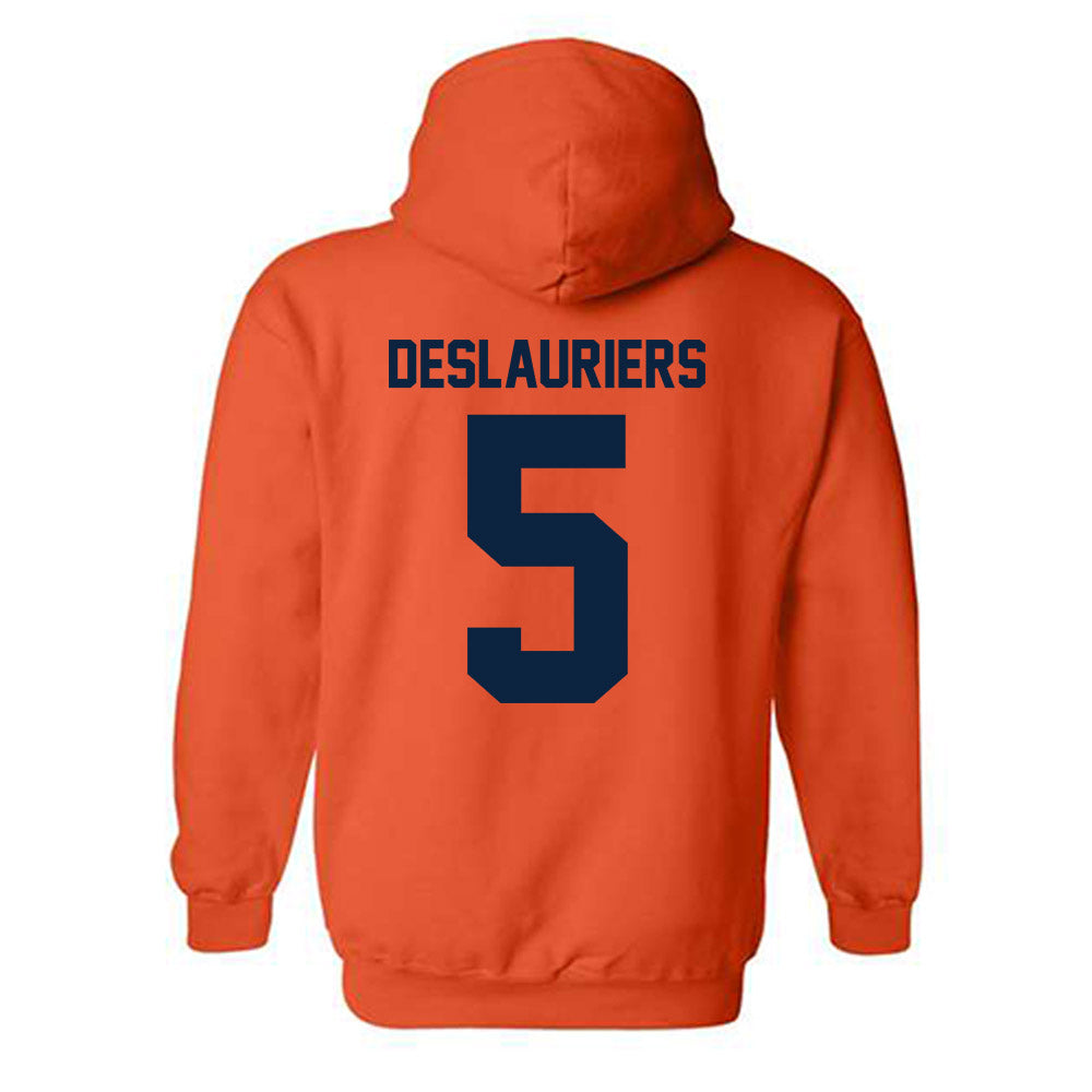 Syracuse - NCAA Football : Antoine Deslauriers - Classic Shersey Hooded Sweatshirt-1
