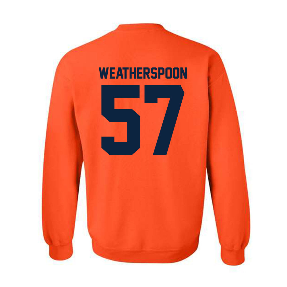Syracuse - NCAA Football : Dametrius Weatherspoon - Classic Shersey Crewneck Sweatshirt-1