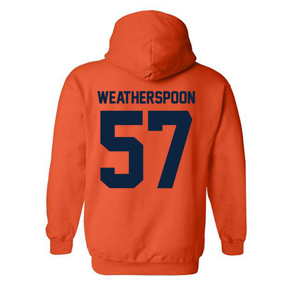 Syracuse - NCAA Football : Dametrius Weatherspoon - Classic Shersey Hooded Sweatshirt-1
