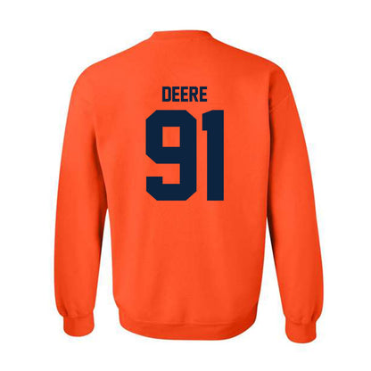 Syracuse - NCAA Men's Lacrosse : Trey Deere - Classic Shersey Crewneck Sweatshirt-1