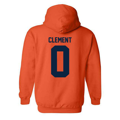 Syracuse - NCAA Football : David Clement - Classic Shersey Hooded Sweatshirt-1