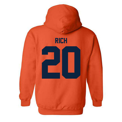 Syracuse - NCAA Women's Lacrosse : Mackenzie Rich - Classic Shersey Hooded Sweatshirt-1