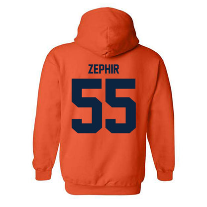 Syracuse - NCAA Men's Basketball : Bryce Zephir - Classic Shersey Hooded Sweatshirt-1