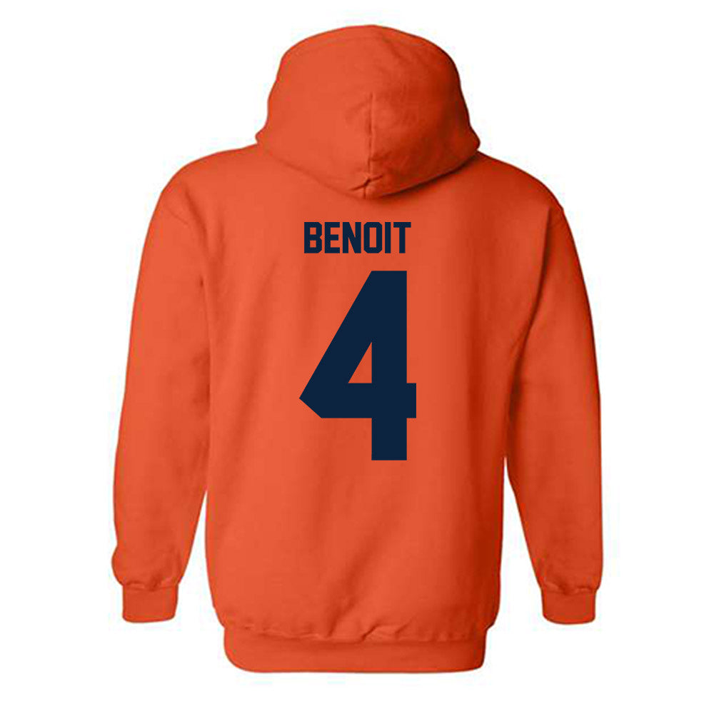 Syracuse - NCAA Women's Lacrosse : Kaci Benoit - Classic Shersey Hooded Sweatshirt-1