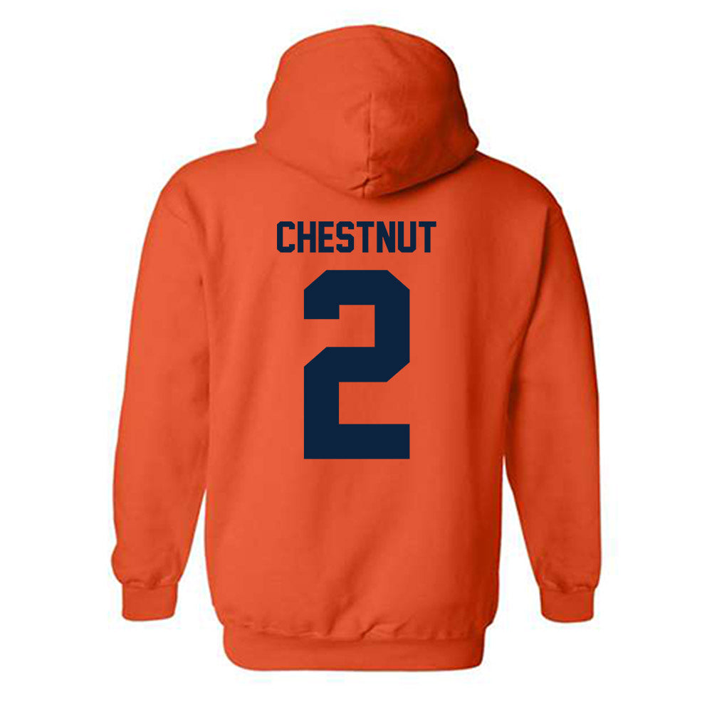 Syracuse - NCAA Football : Duce Chestnut - Classic Shersey Hooded Sweatshirt-1