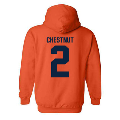 Syracuse - NCAA Football : Duce Chestnut - Classic Shersey Hooded Sweatshirt-1