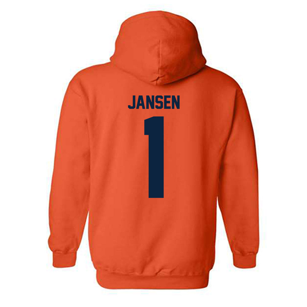Syracuse - NCAA Men's Soccer : Kyle Jansen - Classic Shersey Hooded Sweatshirt-1
