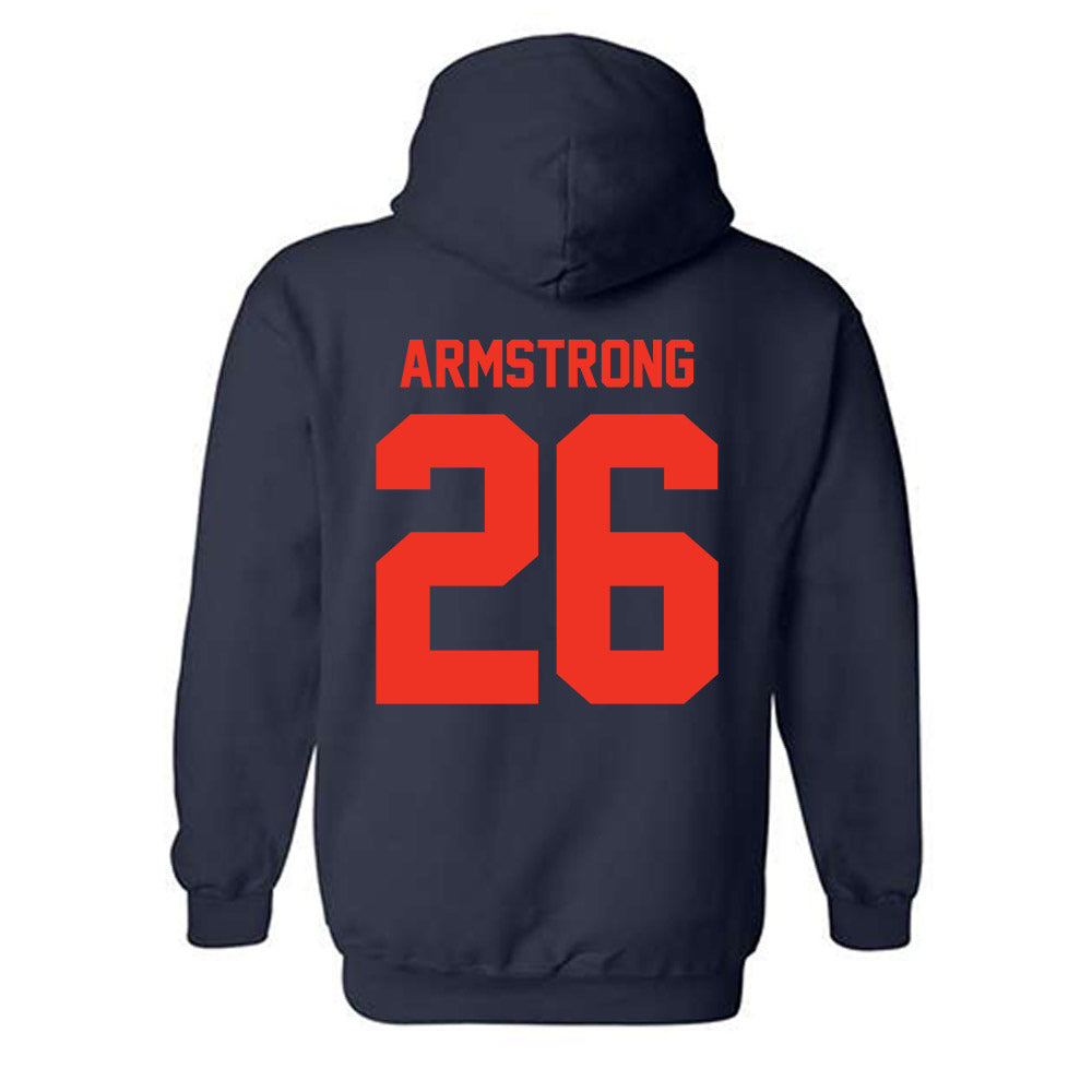 Syracuse - NCAA Women's Ice Hockey : Peyton Armstrong - Classic Shersey Hooded Sweatshirt-1