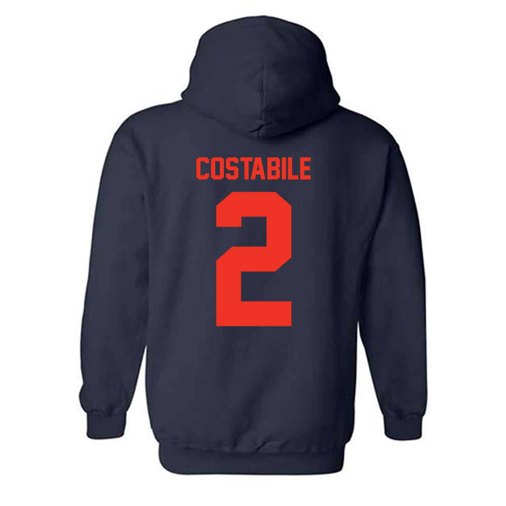 Syracuse - NCAA Women's Ice Hockey : Stella Costabile - Classic Shersey Hooded Sweatshirt-1