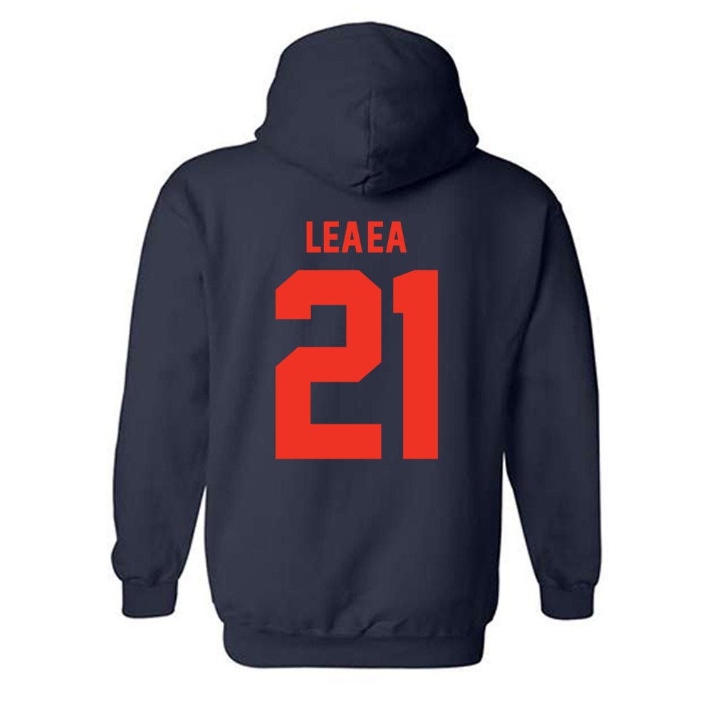 Syracuse - NCAA Women's Volleyball : Soana Lea'ea - Classic Shersey Hooded Sweatshirt-1