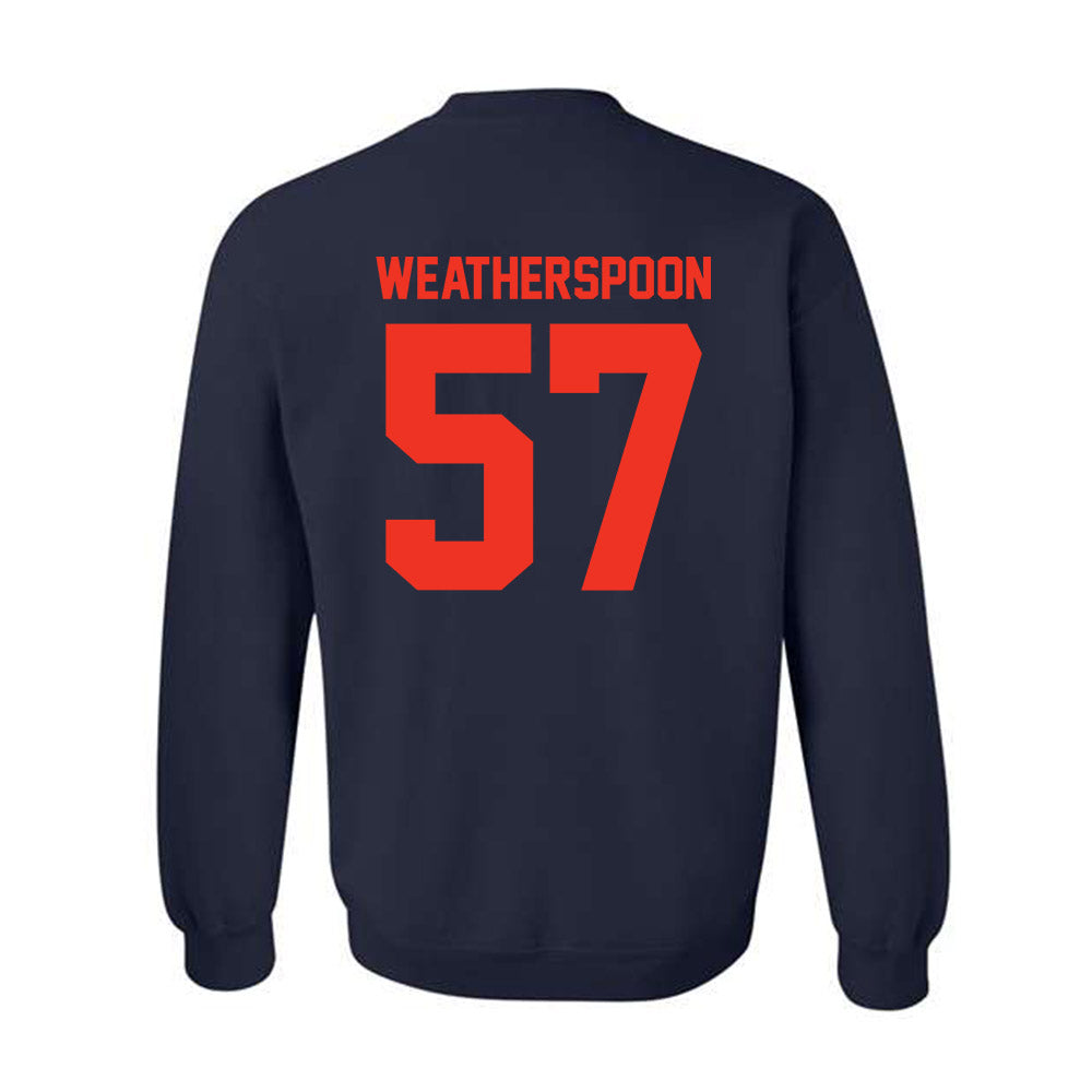 Syracuse - NCAA Football : Dametrius Weatherspoon - Classic Shersey Crewneck Sweatshirt-1