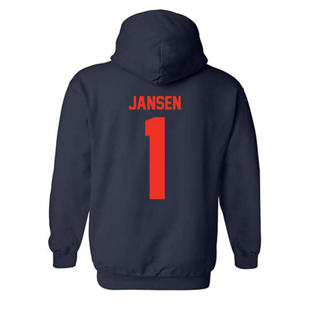 Syracuse - NCAA Men's Soccer : Kyle Jansen - Classic Shersey Hooded Sweatshirt-1