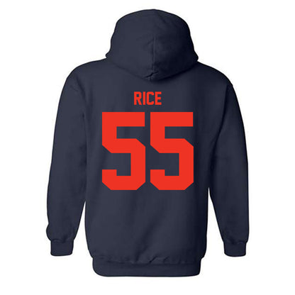 Syracuse - NCAA Football : Zach Rice - Classic Shersey Hooded Sweatshirt-1