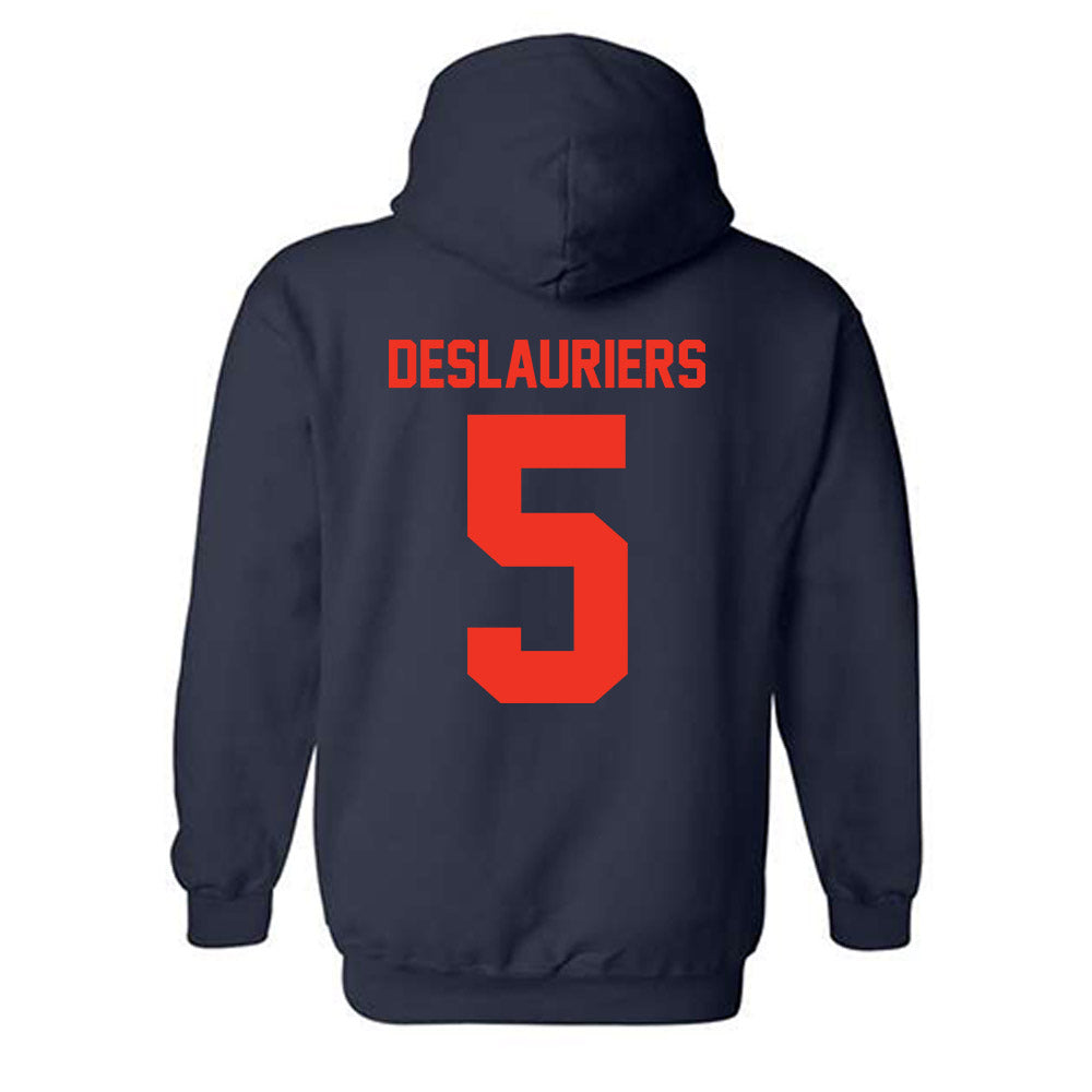 Syracuse - NCAA Football : Antoine Deslauriers - Classic Shersey Hooded Sweatshirt-1