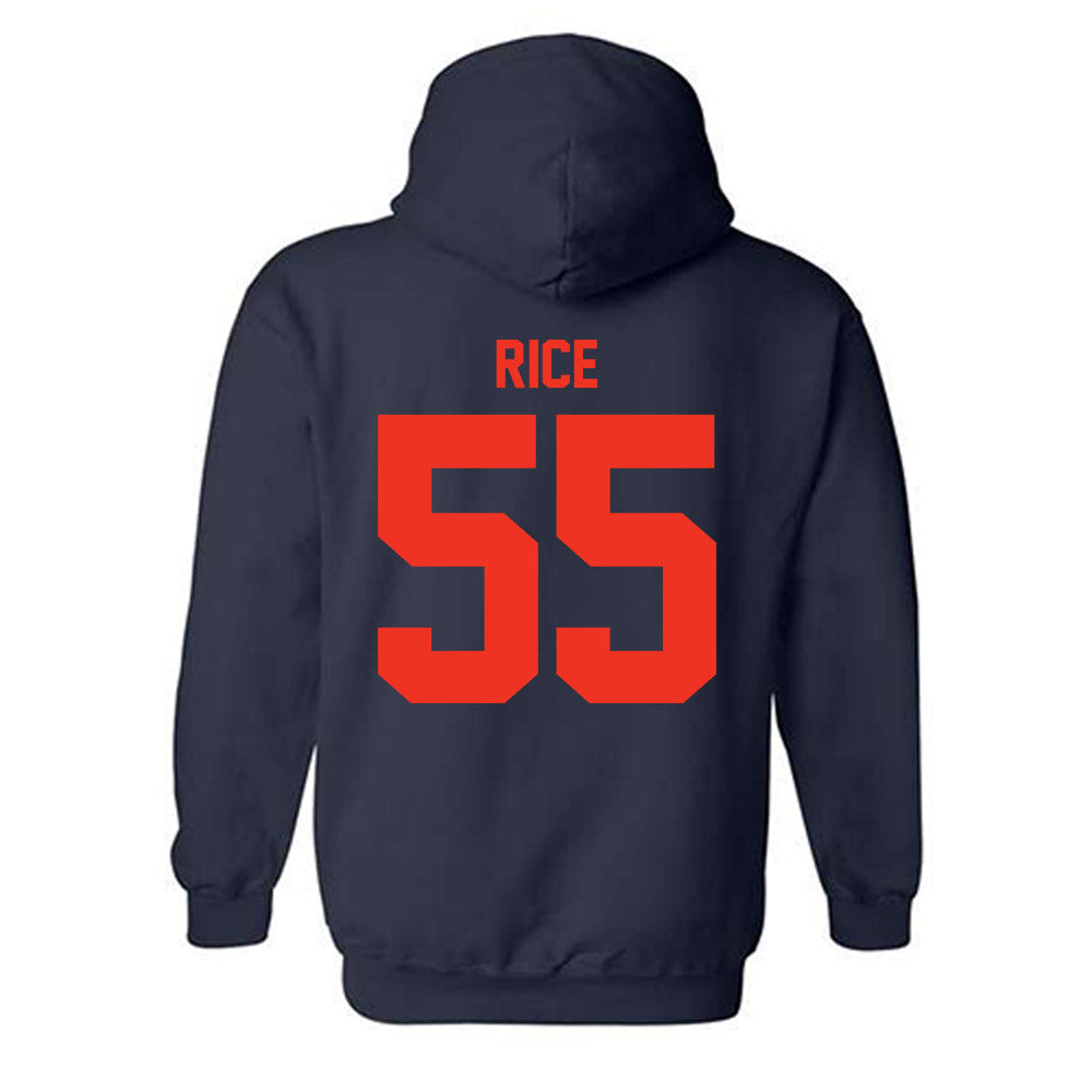 Syracuse - NCAA Football : Zach Rice - Classic Shersey Hooded Sweatshirt-1