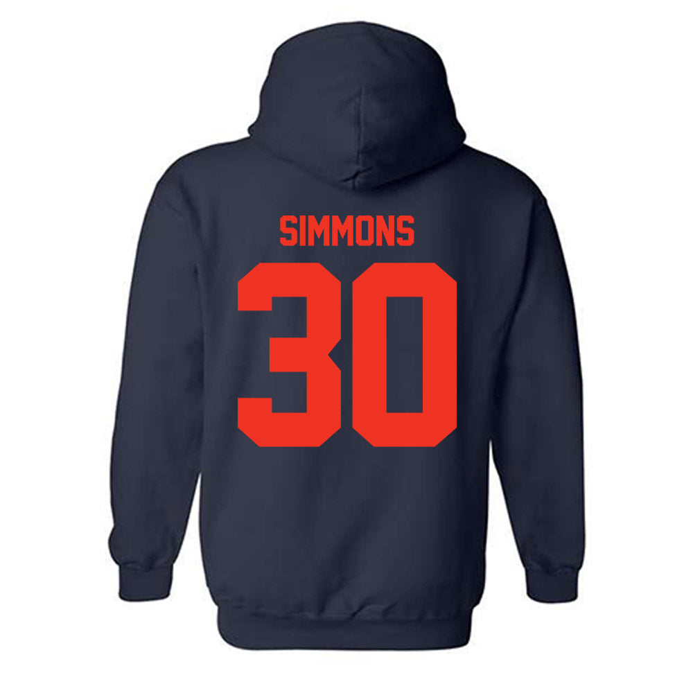 Syracuse - NCAA Football : Chase Simmons - Classic Shersey Hooded Sweatshirt-1