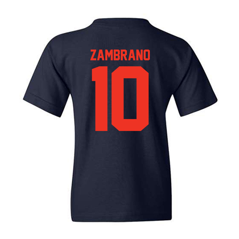 Syracuse - NCAA Men's Soccer : Carlos Zambrano - Classic Shersey Youth T-Shirt-1