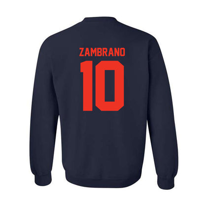 Syracuse - NCAA Men's Soccer : Carlos Zambrano - Classic Shersey Crewneck Sweatshirt-1