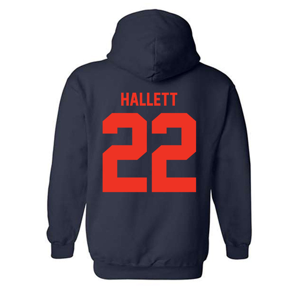 Syracuse - NCAA Women's Ice Hockey : Charlotte Hallett - Classic Shersey Hooded Sweatshirt-1