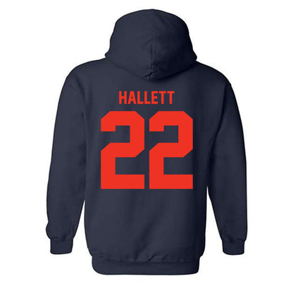 Syracuse - NCAA Women's Ice Hockey : Charlotte Hallett - Classic Shersey Hooded Sweatshirt-1