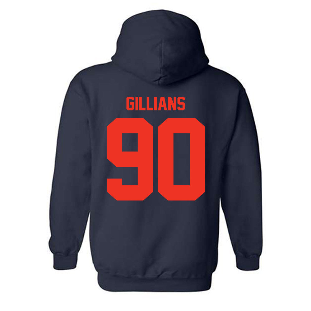 Syracuse - NCAA Football : Quante Gillians - Classic Shersey Hooded Sweatshirt-1