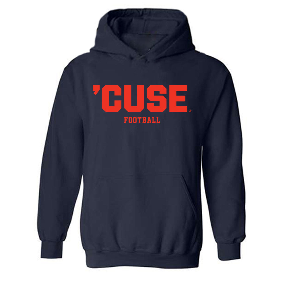 Syracuse - NCAA Football : Zach Rice - Classic Shersey Hooded Sweatshirt-0