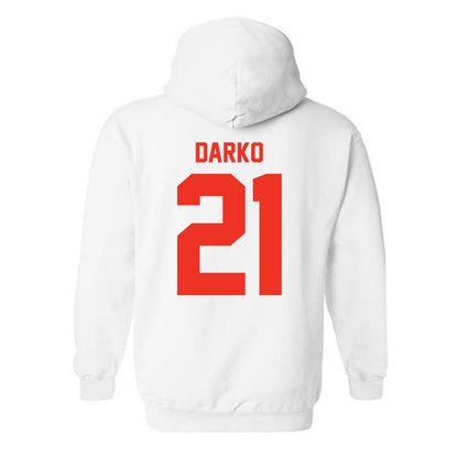 Syracuse - NCAA Men's Soccer : Landon Darko - Classic Shersey Hooded Sweatshirt-1