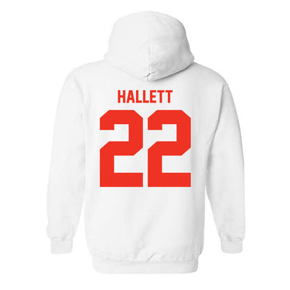 Syracuse - NCAA Women's Ice Hockey : Charlotte Hallett - Classic Shersey Hooded Sweatshirt-1