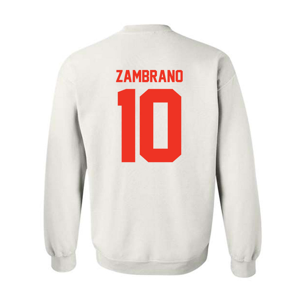 Syracuse - NCAA Men's Soccer : Carlos Zambrano - Classic Shersey Crewneck Sweatshirt-1