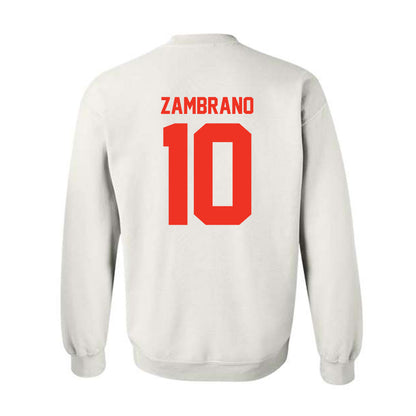 Syracuse - NCAA Men's Soccer : Carlos Zambrano - Classic Shersey Crewneck Sweatshirt-1