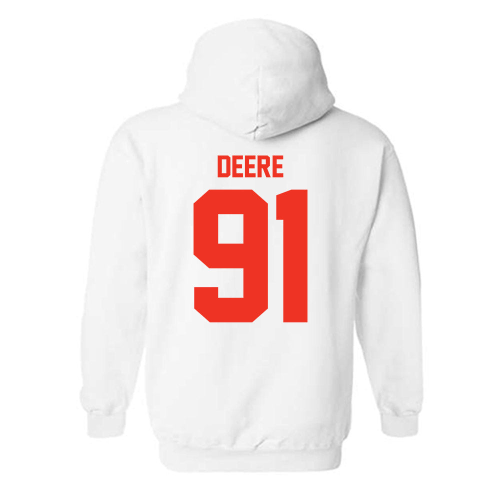Syracuse - NCAA Men's Lacrosse : Trey Deere - Classic Shersey Hooded Sweatshirt-1