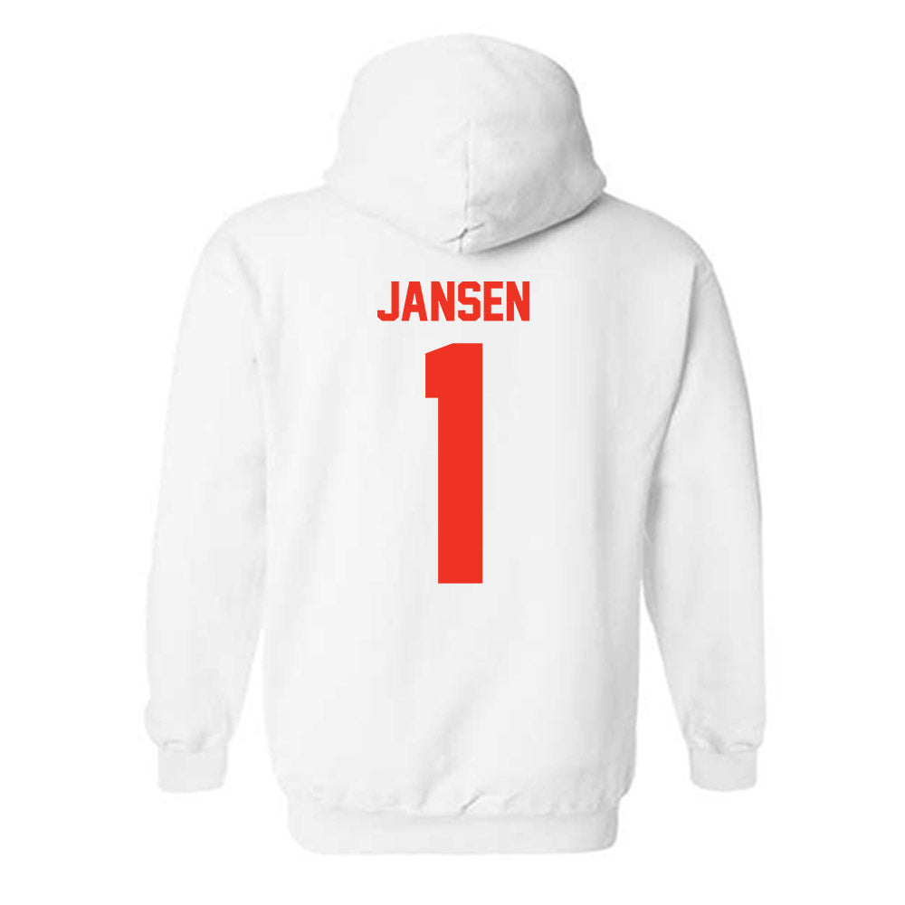 Syracuse - NCAA Men's Soccer : Kyle Jansen - Classic Shersey Hooded Sweatshirt-1