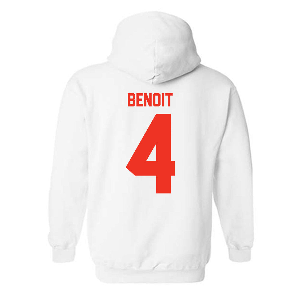 Syracuse - NCAA Women's Lacrosse : Kaci Benoit - Classic Shersey Hooded Sweatshirt-1