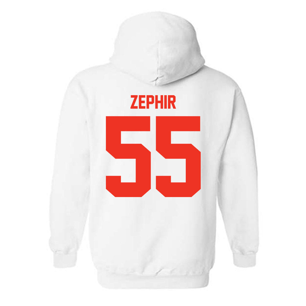 Syracuse - NCAA Men's Basketball : Bryce Zephir - Classic Shersey Hooded Sweatshirt-1